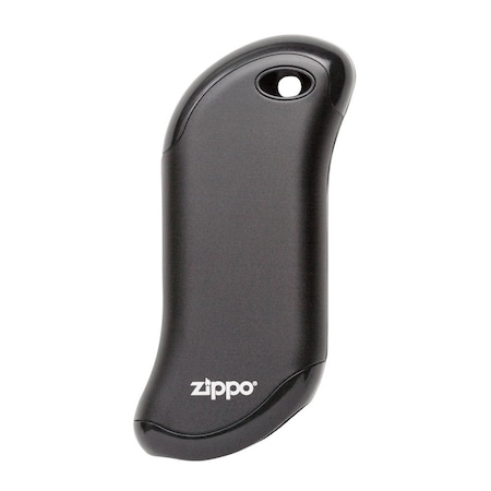 Zippo HeatBank 9s, 9 Hour USB Rechargeable Hand Warmer, 6 Settings, Black 40582